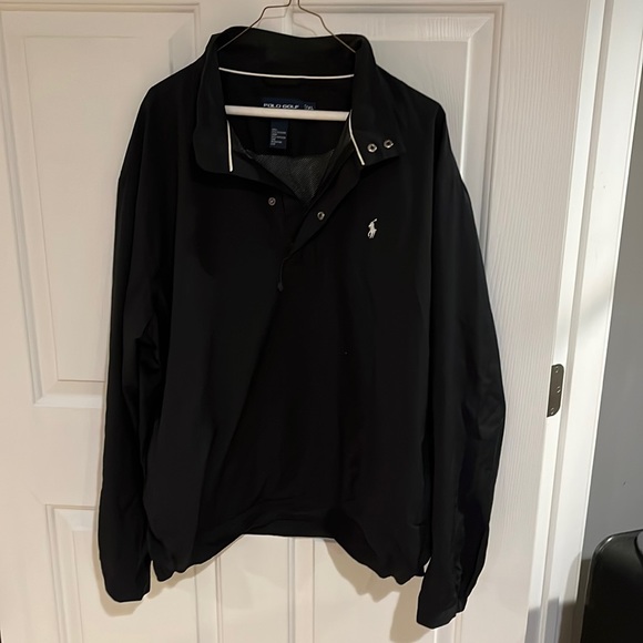 Polo golf black windbreaker. Men’s XL - Picture 1 of 7